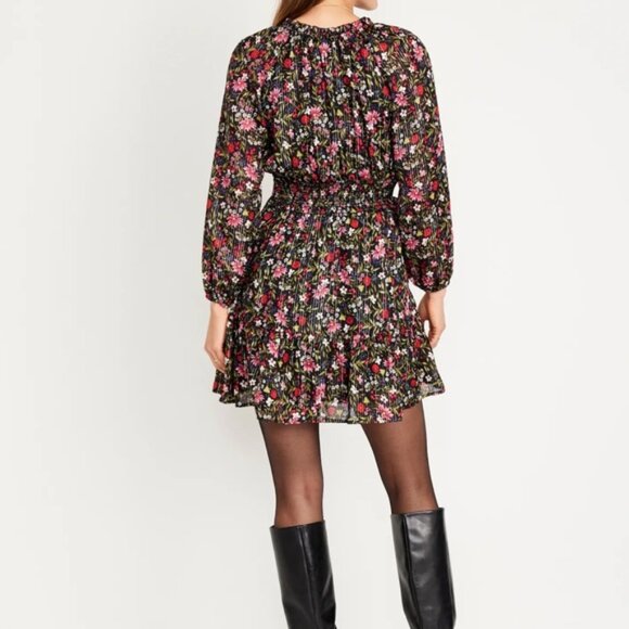 Old Navy Waist-Defined Shine Mini Dress new with tags size xl - Picture 4 of 5